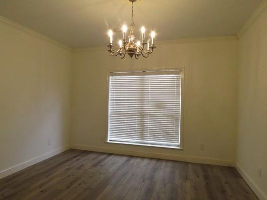 Chandelier, Empty room, Interior, Wood Texture Flooring