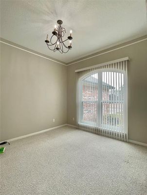 Chandelier, Empty room, Interior