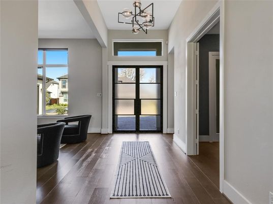 Interior, Pendant Lights, Wood Texture Flooring