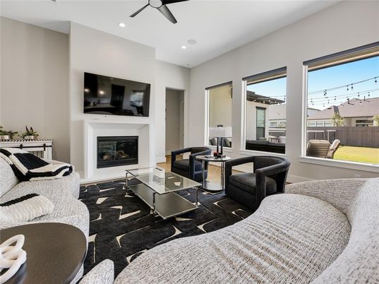 Fireplace, Interior, Living room, Recessed Lighting