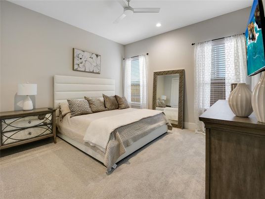 Bedroom, Interior, Recessed Lighting