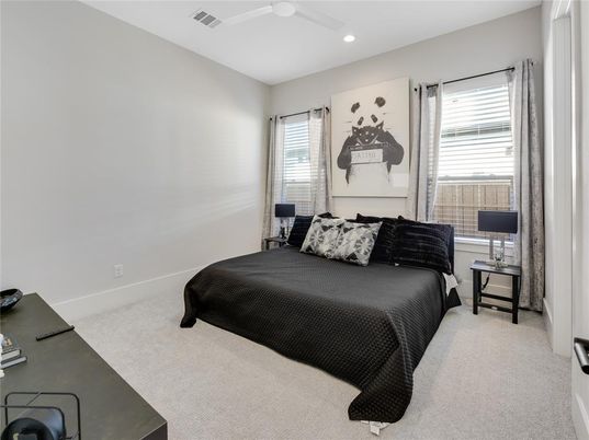 Bedroom, Interior, Recessed Lighting