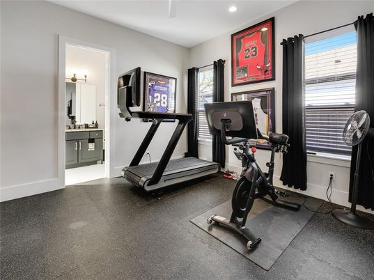Fitness Equipment, Interior, Recessed Lighting