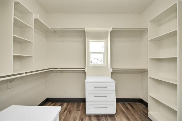Interior, Walk-in Closets, Wood Texture Flooring