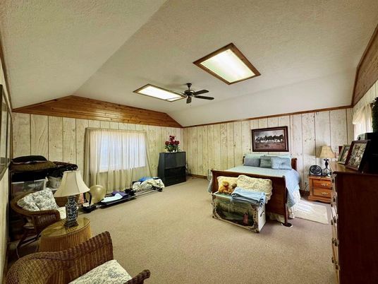 Bedroom, Interior, Wooden Walls