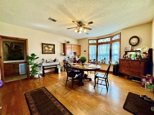 Dining room, Interior, Wood Texture Flooring