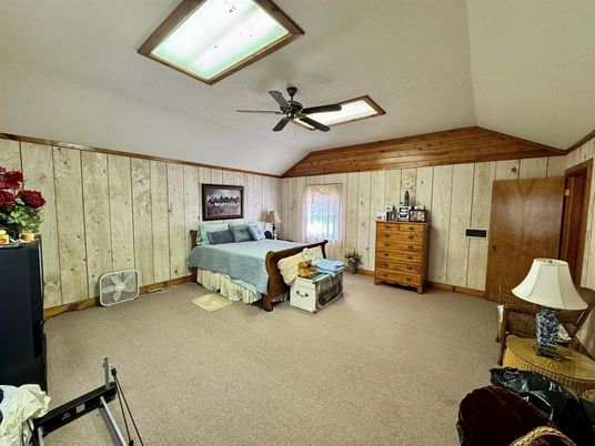 Bedroom, Interior, Wooden Walls