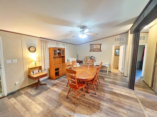 Dining room, Interior, Wood Texture Flooring