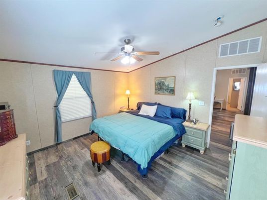 Bedroom, Interior, Wood Texture Flooring