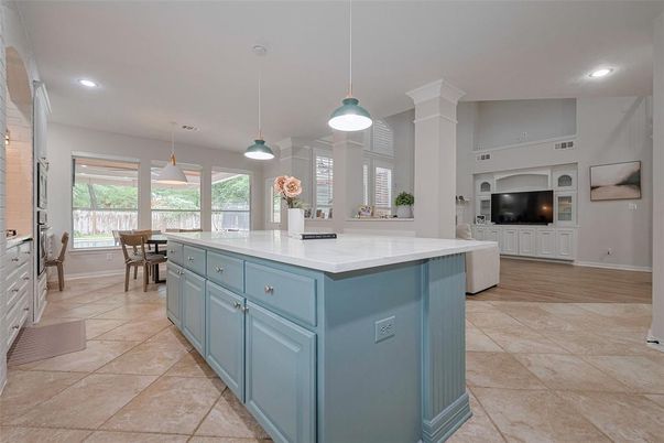 Dining room, Interior, Kitchen, Pendant Lights, Recessed Lighting