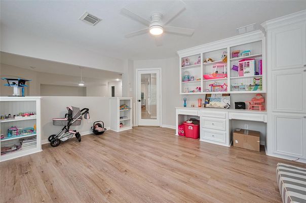 Fitness Equipment, Interior, Wood Texture Flooring