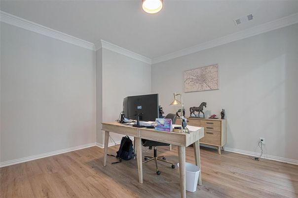 Home Office, Interior, Wood Texture Flooring