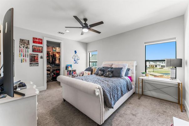 Bedroom, Interior, Recessed Lighting