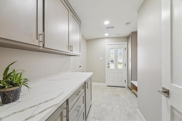 Interior, Kitchen, Marble, Recessed Lighting