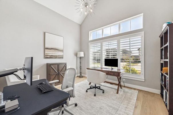Home Office, Interior, Wood Texture Flooring