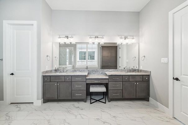 Bathroom, Dual Sink Vanities, Interior, Marble