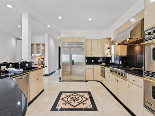 Interior, Kitchen, Recessed Lighting, Stainless Steel Appliances