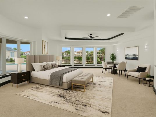 Bedroom, Dining room, Interior, Recessed Lighting