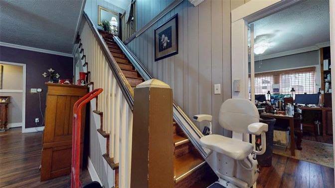 Home Office, Interior, Wood Texture Flooring