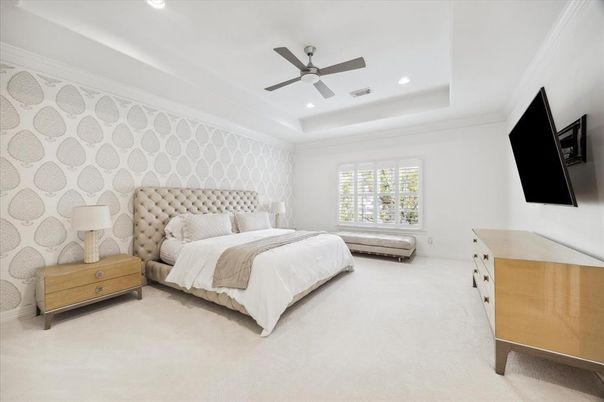 Bedroom, Interior, Recessed Lighting