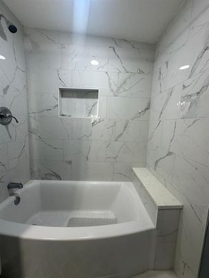 Bathroom, Interior, Marble Walls