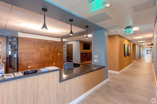 Interior, Pendant Lights, Recessed Lighting, Wood Texture Flooring, Wooden Walls