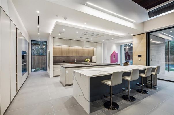 Interior, Kitchen, Recessed Lighting, Stainless Steel Appliances