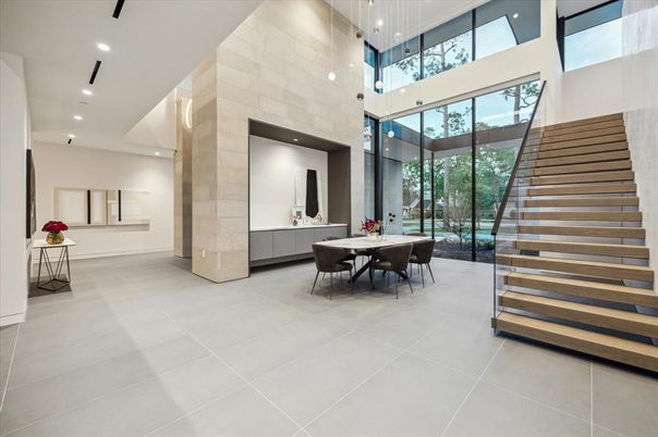 Dining room, Interior, Pendant Lights, Recessed Lighting