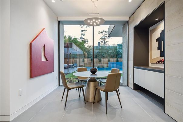 Dining room, Interior, Pendant Lights, Recessed Lighting