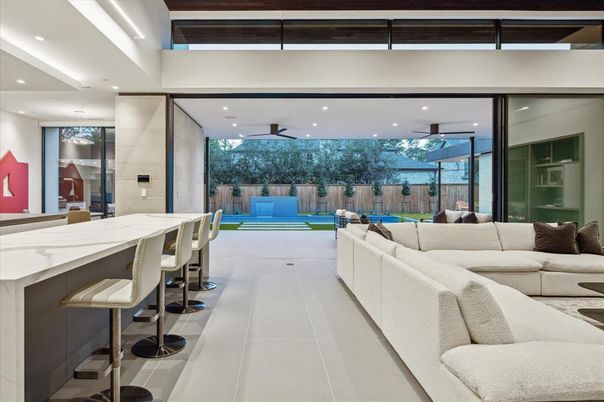 Interior, Living room, Recessed Lighting