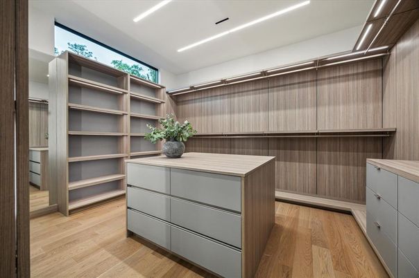 Interior, Recessed Lighting, Walk-in Closets, Wood Texture Flooring