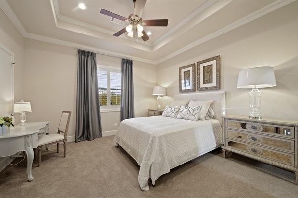 Bedroom, Interior, Recessed Lighting