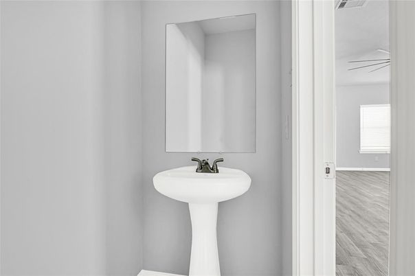 Bathroom, Interior, Wood Texture Flooring