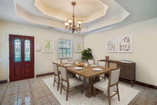 Chandelier, Dining room, Interior