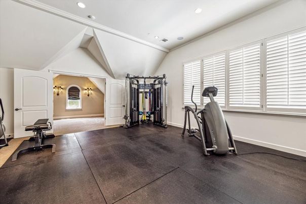 Fitness Equipment, Interior, Recessed Lighting