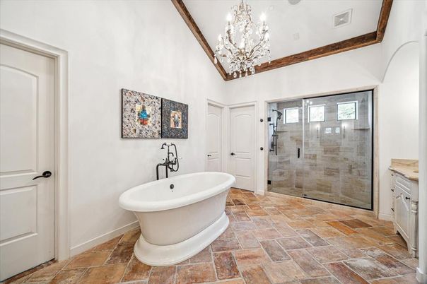 Bathroom, Free Standing Baths, Glass Shower, Interior