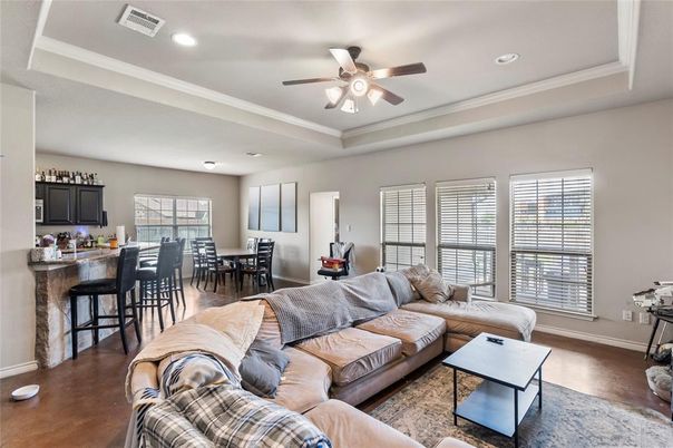 Dining room, Interior, Living room, Recessed Lighting