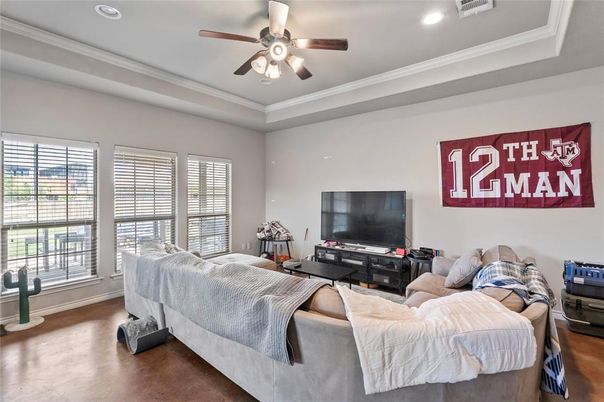 Bedroom, Interior, Recessed Lighting
