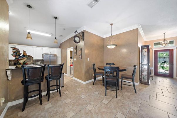 Dining room, Interior, Kitchen, Pendant Lights