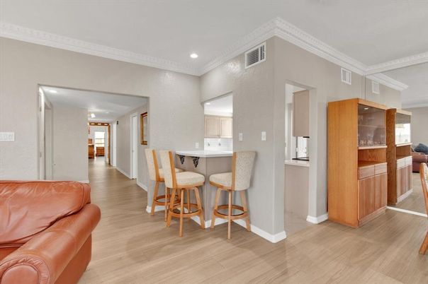 Interior, Recessed Lighting, Wood Texture Flooring