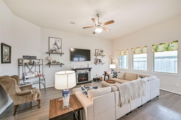 Fireplace, Interior, Living room, Wood Texture Flooring