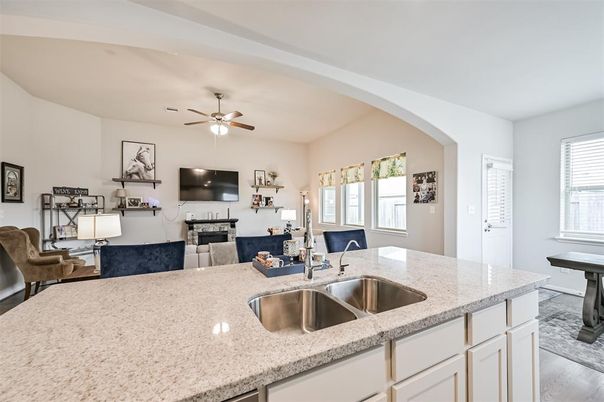 Interior, Kitchen, Wood Texture Flooring