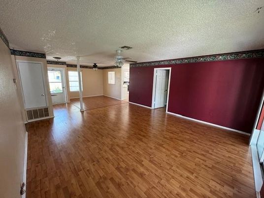Empty room, Interior, Wood Texture Flooring