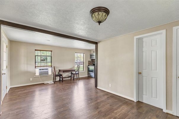 Dining room, Interior, Wood Texture Flooring
