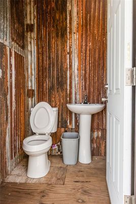 Bathroom, Interior, Wood Texture Flooring