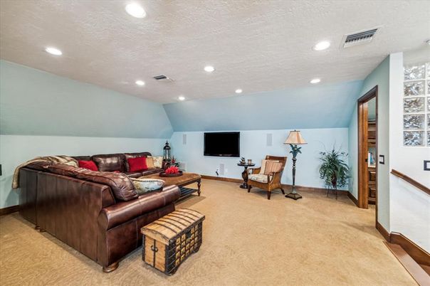 Interior, Living room, Recessed Lighting