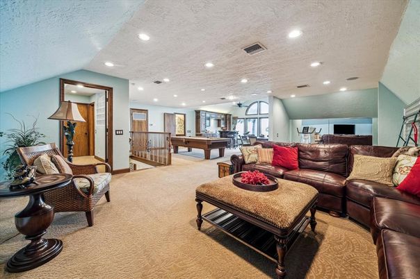Interior, Kitchen, Living room, Recessed Lighting