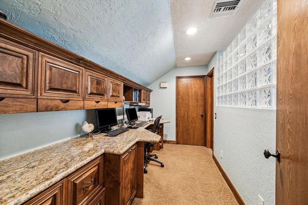 Home Office, Interior, Recessed Lighting