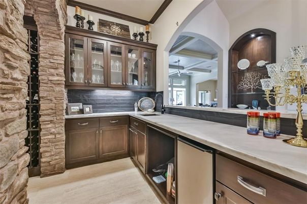Interior, Kitchen, Wood Texture Flooring