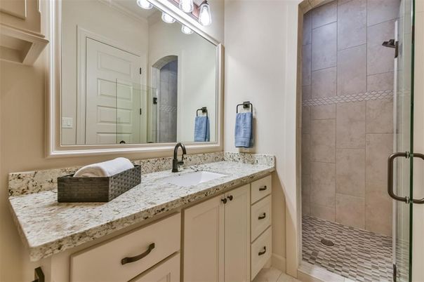 Bathroom, Glass Shower, Interior
